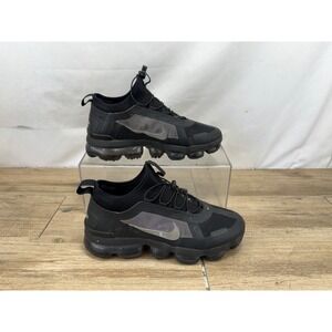 Nike Air VaporMax Run Utility Triple Black Shoes BV6353-001 Womens 8.5